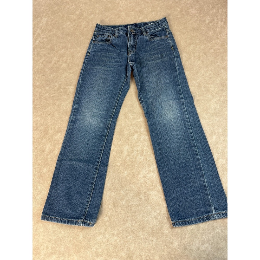 Lucky Brand Womens Billy Straight Low Rise 5-Pocket Zip Fly Blue Denim‎ Jeans 10
